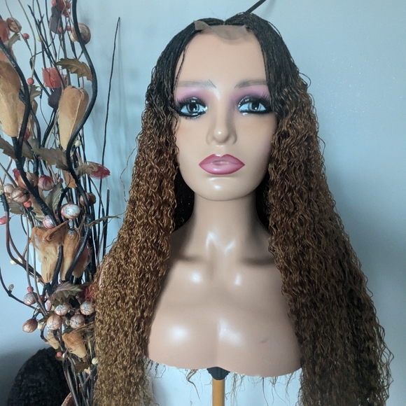 Human hair braided wig - Picture 1 of 6